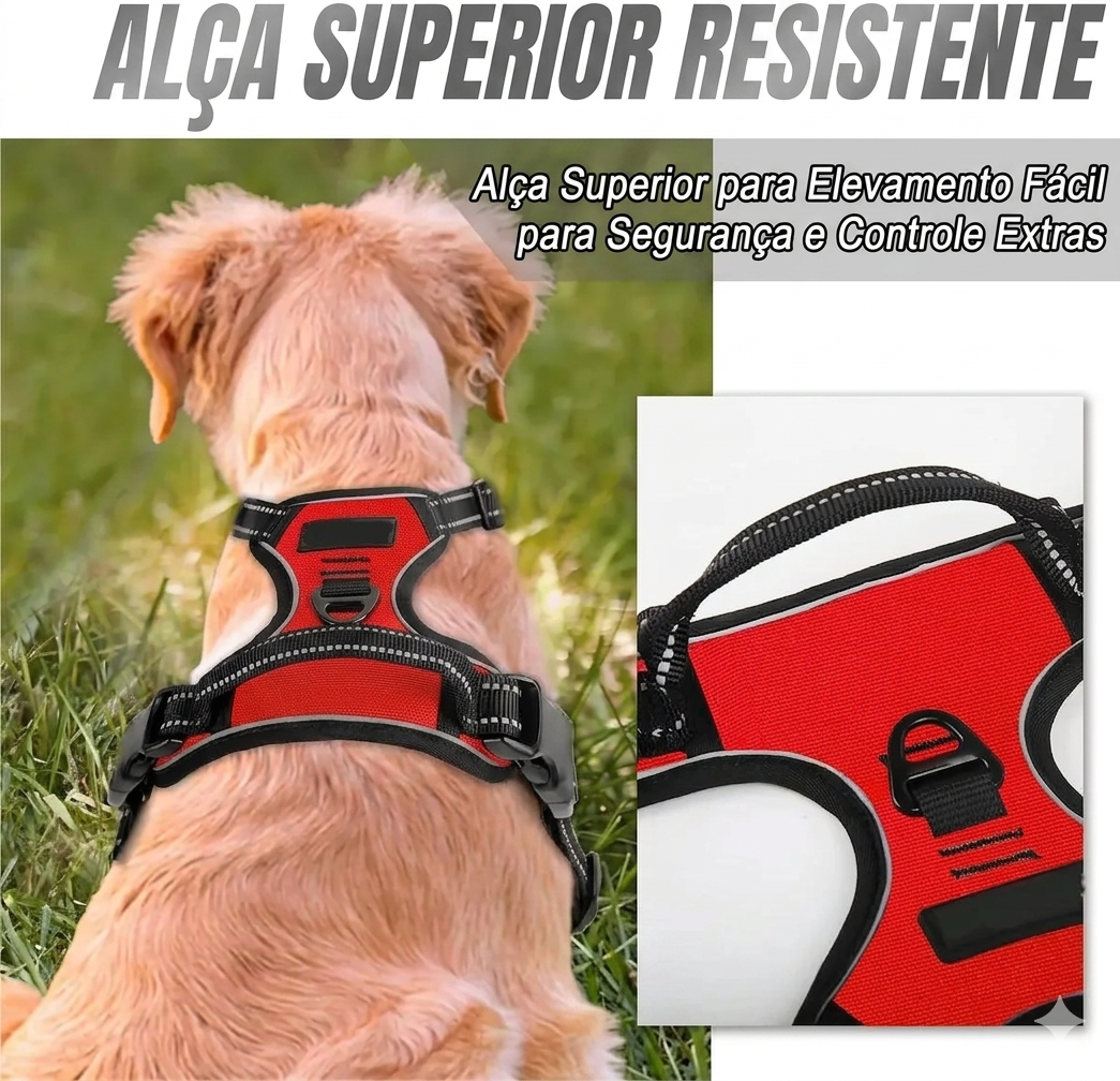 Colete Peitoral para Cães – Segurança e Conforto em Cada Passeio