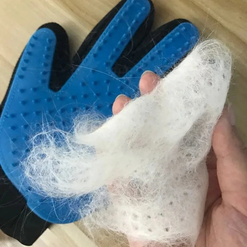luva removedora de pelos para cães e gatos